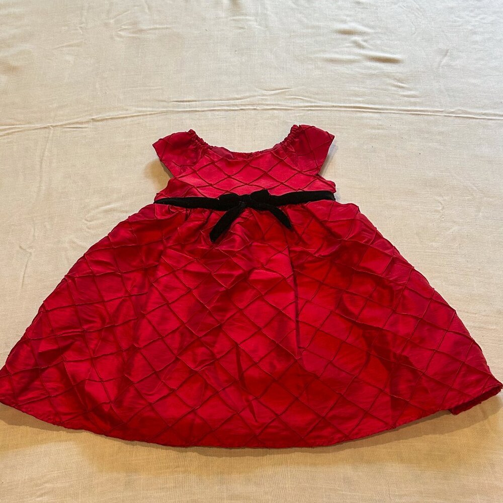 Youngland Toddler Girls Red Dress